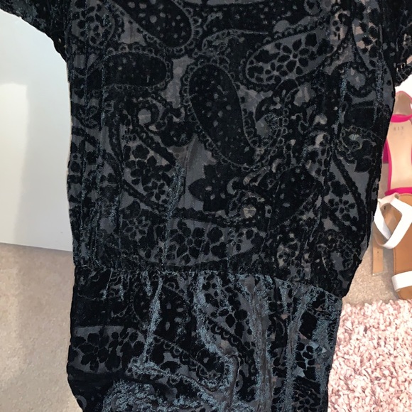 Black lace blouse - Picture 2 of 5